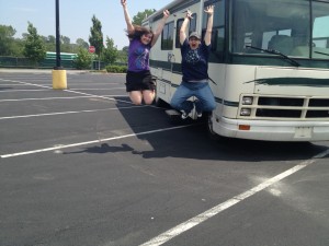 It all started like this. The MOMENT we got our RV.